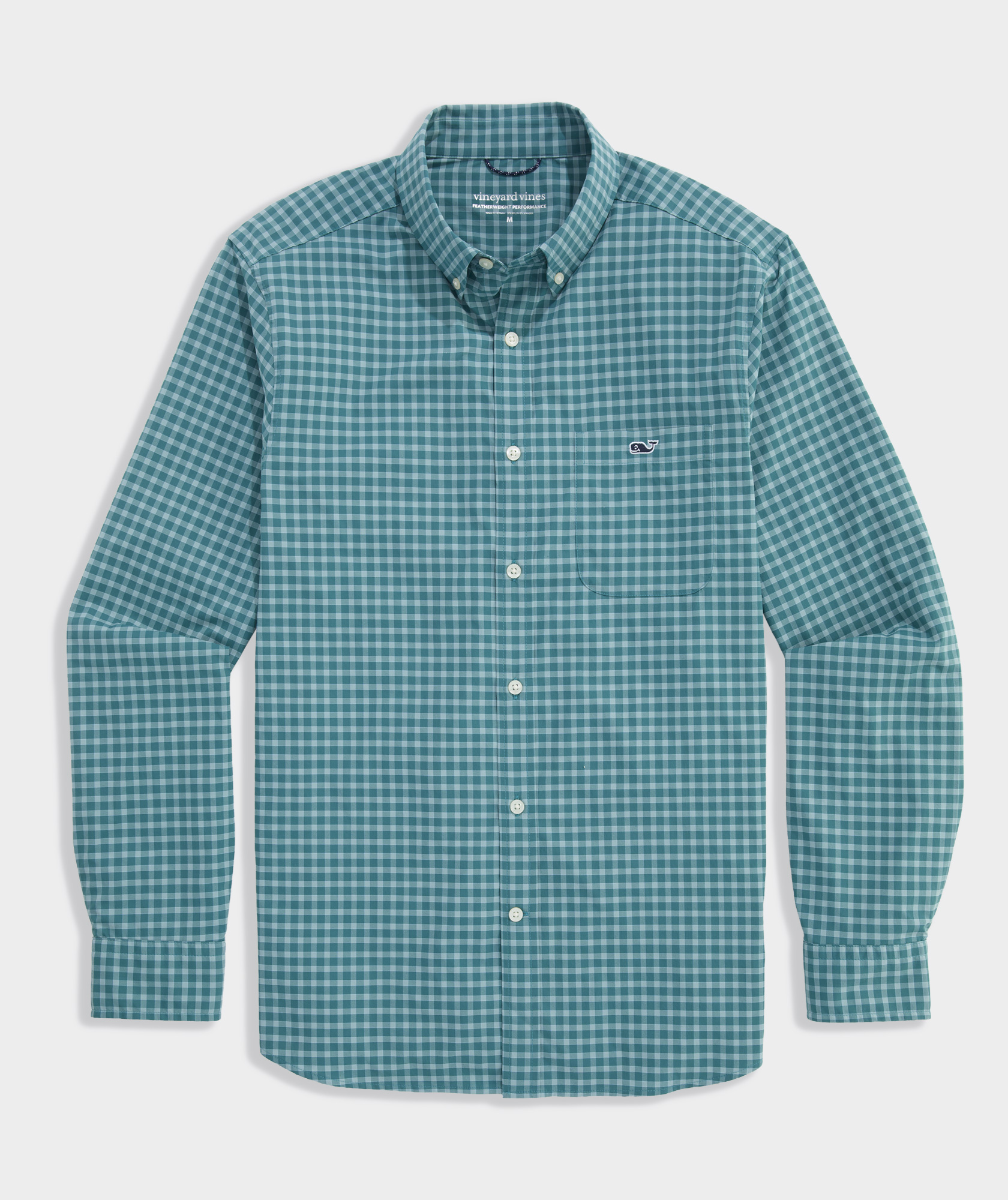 Performance Lemon Shark Gingham Featherweight Shirt