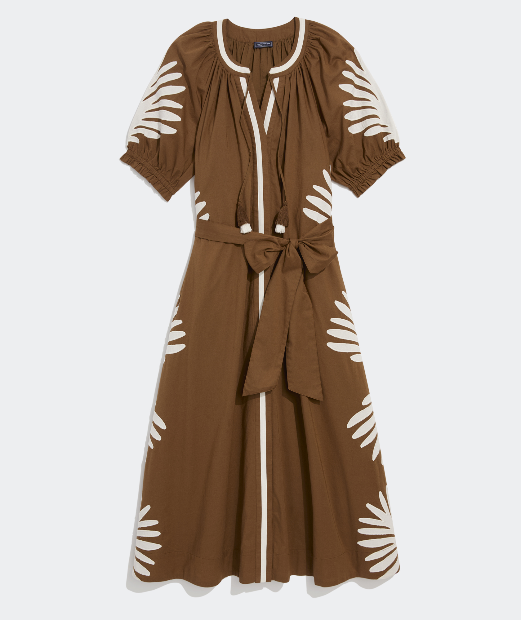 Naomi Appliqué Midi Dress